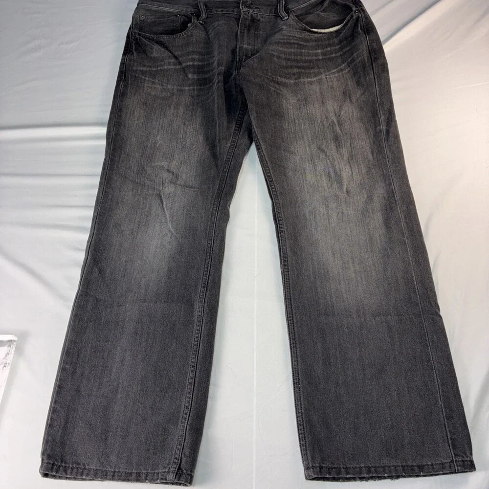 Levi’s Relaxed Straight 559 Dark Wash Jeans Men’s 36x30 Y2K - Picture 10 of 15
